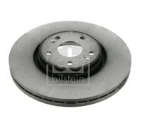 2x Disco freno Assale anteriore ventilazione interna 23333 FEBI BILSTEIN