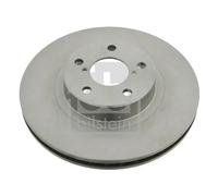 2x Disco freno Assale anteriore ventilazione interna 26049 FEBI BILSTEIN