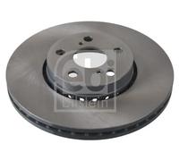 2x Disco freno Assale anteriore ventilazione interna 26065 FEBI BILSTEIN
