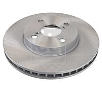 2x Disco freno Assale anteriore ventilazione interna 26185 FEBI BILSTEIN