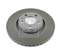 2x Disco freno Assale anteriore ventilazione interna 26648 FEBI BILSTEIN