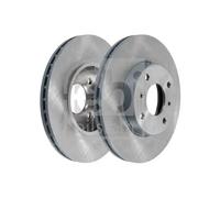 2x Disco freno Assale anteriore ventilazione interna 27108 FEBI BILSTEIN