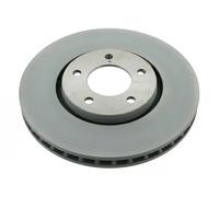 2x Disco freno Assale anteriore ventilazione interna 28171 FEBI BILSTEIN