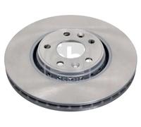 2x Disco freno Assale anteriore ventilazione interna 43949 FEBI BILSTEIN