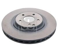 2x Disco freno Assale anteriore ventilazione interna 43951 FEBI BILSTEIN