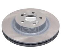 2x Disco freno Assale anteriore ventilazione interna 44108 FEBI BILSTEIN