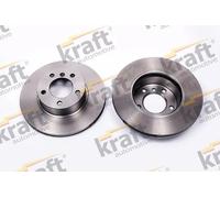 2x Disco freno Assale anteriore ventilazione interna 6042800 KRAFT AUTOMOTIVE