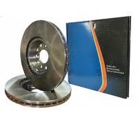 2x Disco freno Assale anteriore ventilazione interna 6042850 KRAFT AUTOMOTIVE