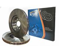 2x Disco freno Assale anteriore ventilazione interna 6048365 KRAFT AUTOMOTIVE