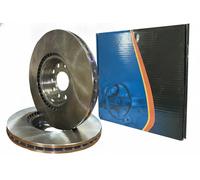 2x Disco freno Assale anteriore ventilazione interna 6048590 KRAFT AUTOMOTIVE