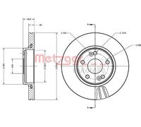 METZGER 6110600 Disco freno