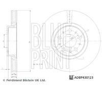 BLUE PRINT ADBP430123 Disco freno