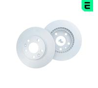 Optimal Disco freno BS-9680HC Ventilato rivestito anteriore 2x per Dacia