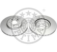 2x Disco freno Assale anteriore ventilazione interna con ventilazione ad alette