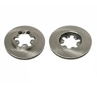 2x Disco freno Assale anteriore ventilazione interna J3301043 NIPPARTS