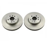 2x Disco freno Assale anteriore ventilazione interna J3301092 NIPPARTS