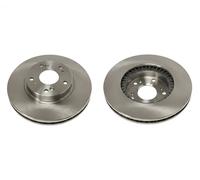 2x Disco freno Assale anteriore ventilazione interna J3304045 NIPPARTS per HONDA