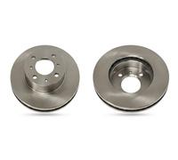 2x Disco freno Assale anteriore ventilazione interna J3305032 NIPPARTS