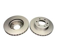 2x Disco freno Assale anteriore ventilazione interna QD2993 QUARO per VW