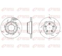 2x Disco freno Assale posteriore Dx ventilato 61861.10 REMSA per PORSCHE
