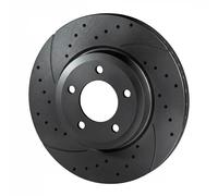 2x Disco freno Assale posteriore forato RT 20322-GL T5 ROTINGER per CHRYSLER