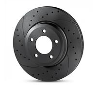 2x Disco freno Assale posteriore forato RT 21168-GL T5 ROTINGER per BMW 5