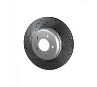 2x Disco freno Assale posteriore forato RT 71003HP-GL T5 ROTINGER per BMW 5