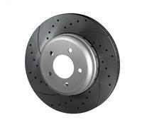 2x Disco freno Assale posteriore forato RT 71004HP-GL T5 ROTINGER per BMW 7 5