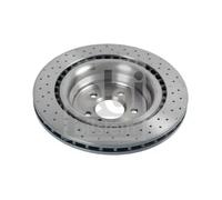 2x Disco freno Assale posteriore perforato/ventilazione interna 106606