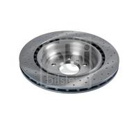 2x Disco freno Assale posteriore perforato/ventilazione interna 106607