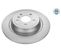 2x Disco freno Assale posteriore pieno 015 523 0007/PD MEYLE per MERCEDES-BENZ
