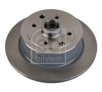2x Disco freno Assale posteriore pieno 04525 FEBI BILSTEIN per OPEL VECTRA A