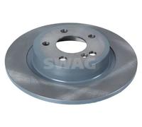 2x Disco freno Assale posteriore pieno 10 10 4852 SWAG per MERCEDES-BENZ