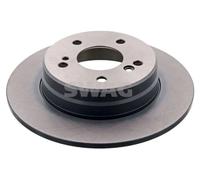 2x Disco freno Assale posteriore pieno 10 90 4629 SWAG per MERCEDES-BENZ