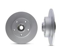 2x Disco freno Assale posteriore pieno 1031064 KAMOKA per RENAULT MEGANE CC