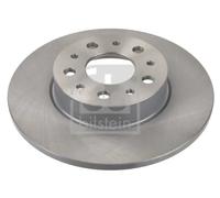 2x Disco freno Assale posteriore pieno 105716 FEBI BILSTEIN per FIAT 500L