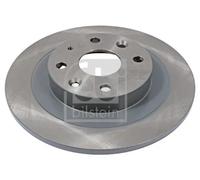 2x Disco freno Assale posteriore pieno 108493 FEBI BILSTEIN per MAZDA 323 S IV