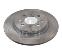 2x Disco freno Assale posteriore pieno 108610 FEBI BILSTEIN per HONDA JAZZ III