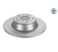 2x Disco freno Assale posteriore pieno 115 523 0010/PD MEYLE per AUDI TT