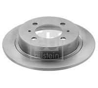 2x Disco freno Assale posteriore pieno 15893 FEBI BILSTEIN per NISSAN SUNNY III