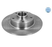 2x Meyle 16-15 523 4124 Disco Freno Posteriore 260 MM per Renault Megane IV