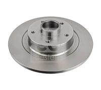 2x Disco freno Assale posteriore pieno 170069 FEBI BILSTEIN per RENAULT