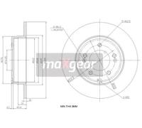 MAXGEAR 19-2382 Disco freno