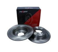 MAXGEAR 2x Disco Freno Posteriore Ø302 MM Pieno per Jeep Compass MK49 2.4 4x4