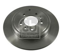 2x Disco freno Assale posteriore pieno 21123 FEBI BILSTEIN per PEUGEOT 607