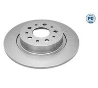 2x Disco freno Assale posteriore pieno 215 523 0038/PD MEYLE per FIAT 500L