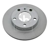 2x Disco freno Assale posteriore pieno 23570 FEBI BILSTEIN per AUDI SEAT