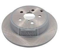 2x Disco freno Assale posteriore pieno 26061 FEBI BILSTEIN per TOYOTA AVENSIS