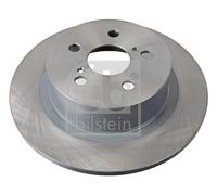 2x Disco freno Assale posteriore pieno 26062 FEBI BILSTEIN per TOYOTA AVENSIS