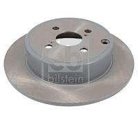 2x Disco freno Assale posteriore pieno 26063 FEBI BILSTEIN per TOYOTA COROLLA